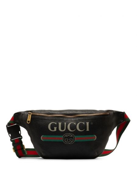 Plátenný pás Gucci Pre-owned čierna