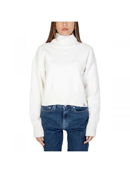 Pulover Calvin Klein Jeans bijela
