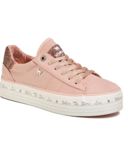 Sneakersy Wrangler różowe