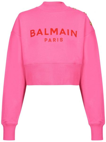 Dugi sweatshirt s printom Balmain