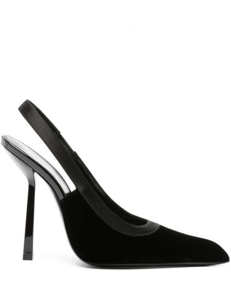 Slingback sametti Saint Laurent musta