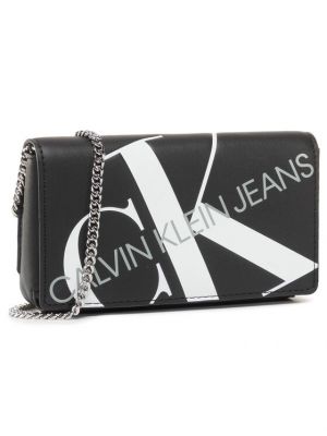 Listová kabelka Calvin Klein Jeans čierna