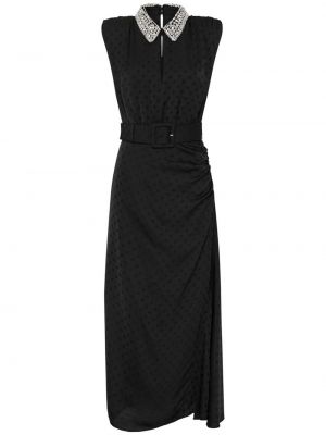 Krištáľové večerné šaty Rebecca Vallance čierna