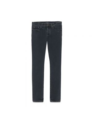 Czarne jeansy skinny slim fit Saint Laurent