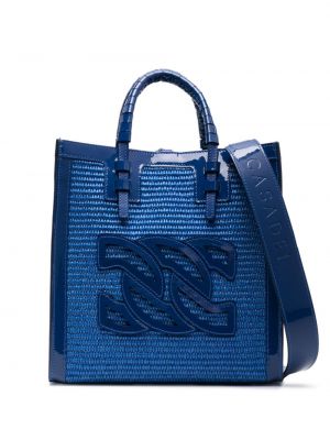 Nákupná taška Casadei modrá