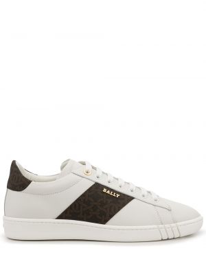 Stribet sneakers Bally hvid