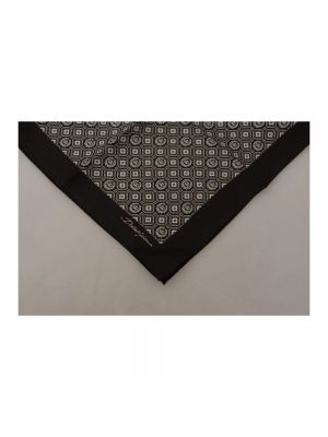 Bufanda con estampado con bolsillos Dolce & Gabbana negro