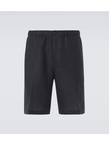 Linned bermudashorts Loro Piana blå