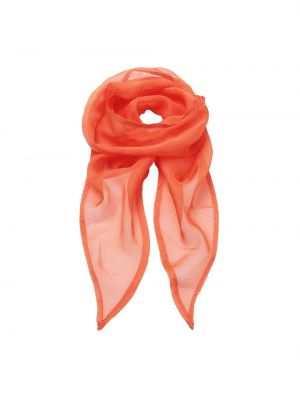 Шифоновый шарф в деловом стиле Premier оранжевый