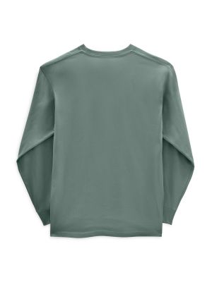 Tričko s dlhými rukávmi Vans zelená