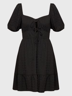 Priliehavé šaty Gina Tricot čierna