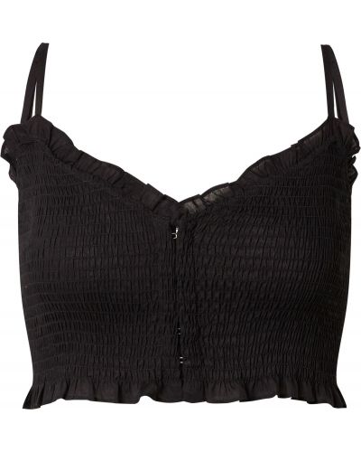 Crop top Weekday negru