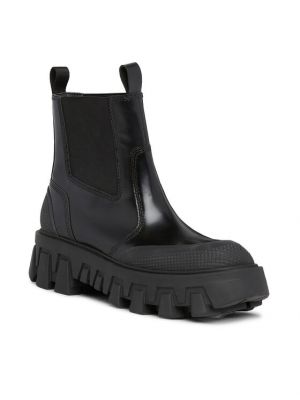Chelsea boots chunky chunky Tommy Jeans noir