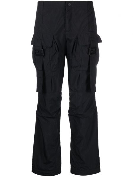 „cargo“ stiliaus kelnės žemu liemeniu Fendi juoda