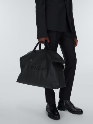 Bőr sporttáska Givenchy fekete