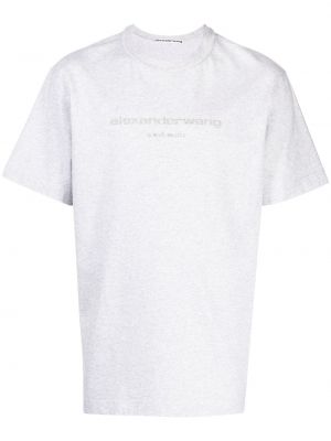 T-shirt Alexander Wang grau