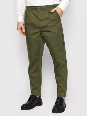 Relaxed fit chinos kelnes Only & Sons žalia