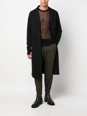 Płaszcz bawełniany Thom Krom czarny