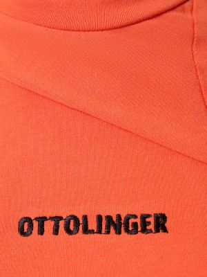 Koszulka bawełniana z długim rękawem Ottolinger czerwona