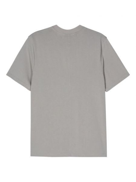 T-krekls ar apdruku Samsøe Samsøe pelēks