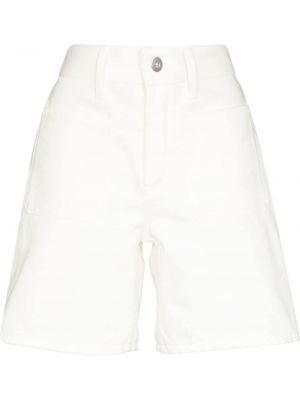 Джинсовые шорты Jil Sander, белые
