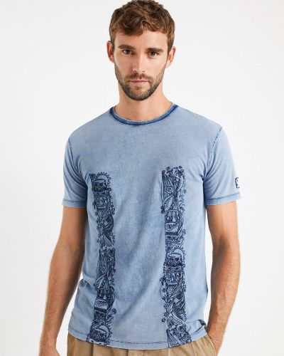 T-shirt Desigual bleu
