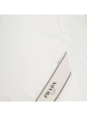 Mini falda Prada blanco