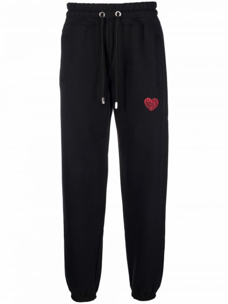 Pantalones de chándal con bordado con corazón Gcds negro