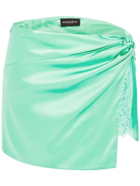 Mini sukně Retrofete zelené