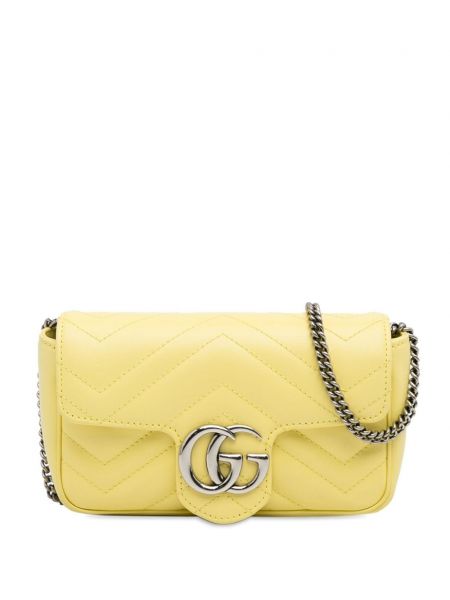 Τσάντα χιαστί Gucci Pre-owned κίτρινο