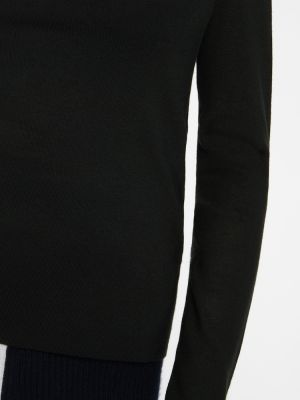 Svilen pulover Joseph črna