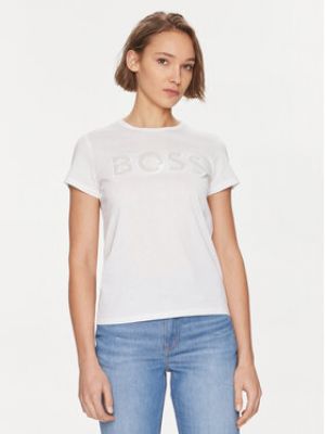 T-shirt Boss blanc