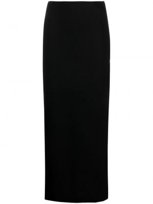 Maksi suknja od krep Matteau crna