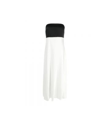 Sukienka długa bez rękawów Ralph Lauren biała
