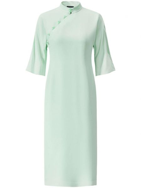 Svileni ravna haljina Shanghai Tang zelena