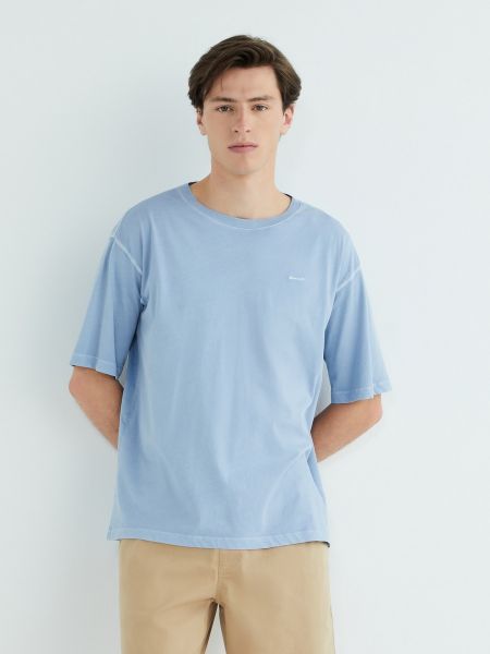 Camiseta bootcut Gant azul