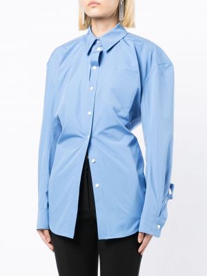 Košile s knoflíky Alexander Wang modrá