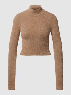 Dzianinowy sweter ze stójką Review