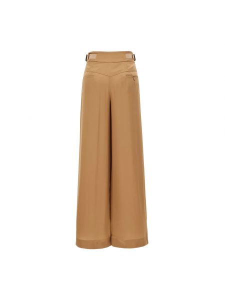 Pantalones elegantes Alberta Ferretti marrón