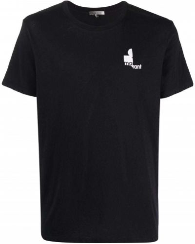 Camiseta con estampado Isabel Marant negro