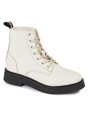 Členkové topánky Tommy Jeans biela