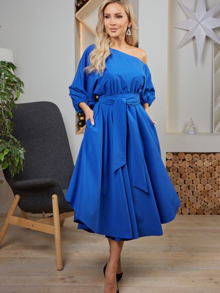Платье Lila Classic Style синее