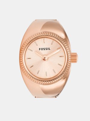 Часы из нержавеющей стали Fossil розовые