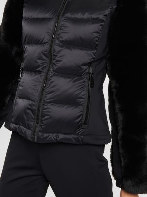 Skijaška jakna s krznom Goldbergh crna