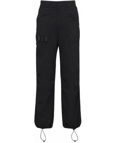 Nylonowe spodnie Mcq czarne