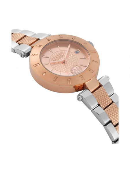 Armbanduhr aus roségold aus edelstahl Versus Versace