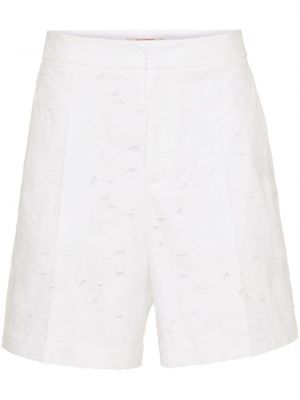 Pamučne kratke hlače Valentino Garavani bijela