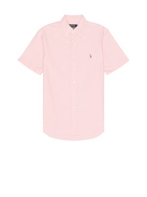 Camicia a maniche corte Polo Ralph Lauren rosa