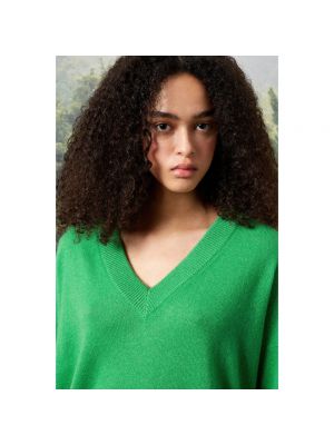 Jersey de cachemir de tela jersey Massimo Alba verde
