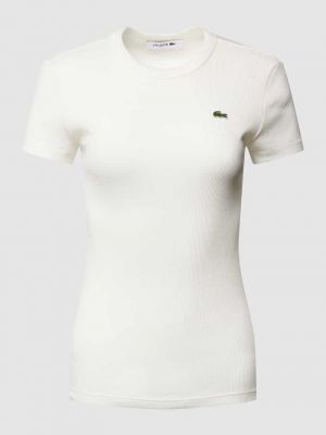 Koszulka bawełniana Lacoste Sport biała